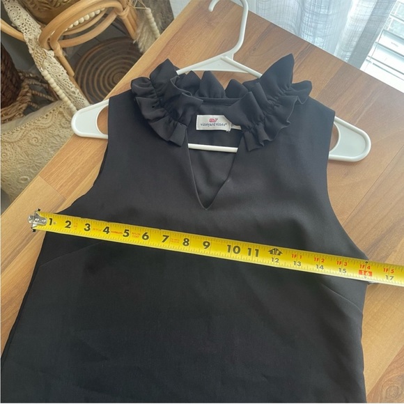 Vineyard vines gathered ruffle vneck shift dress size 00 - Picture 7 of 15